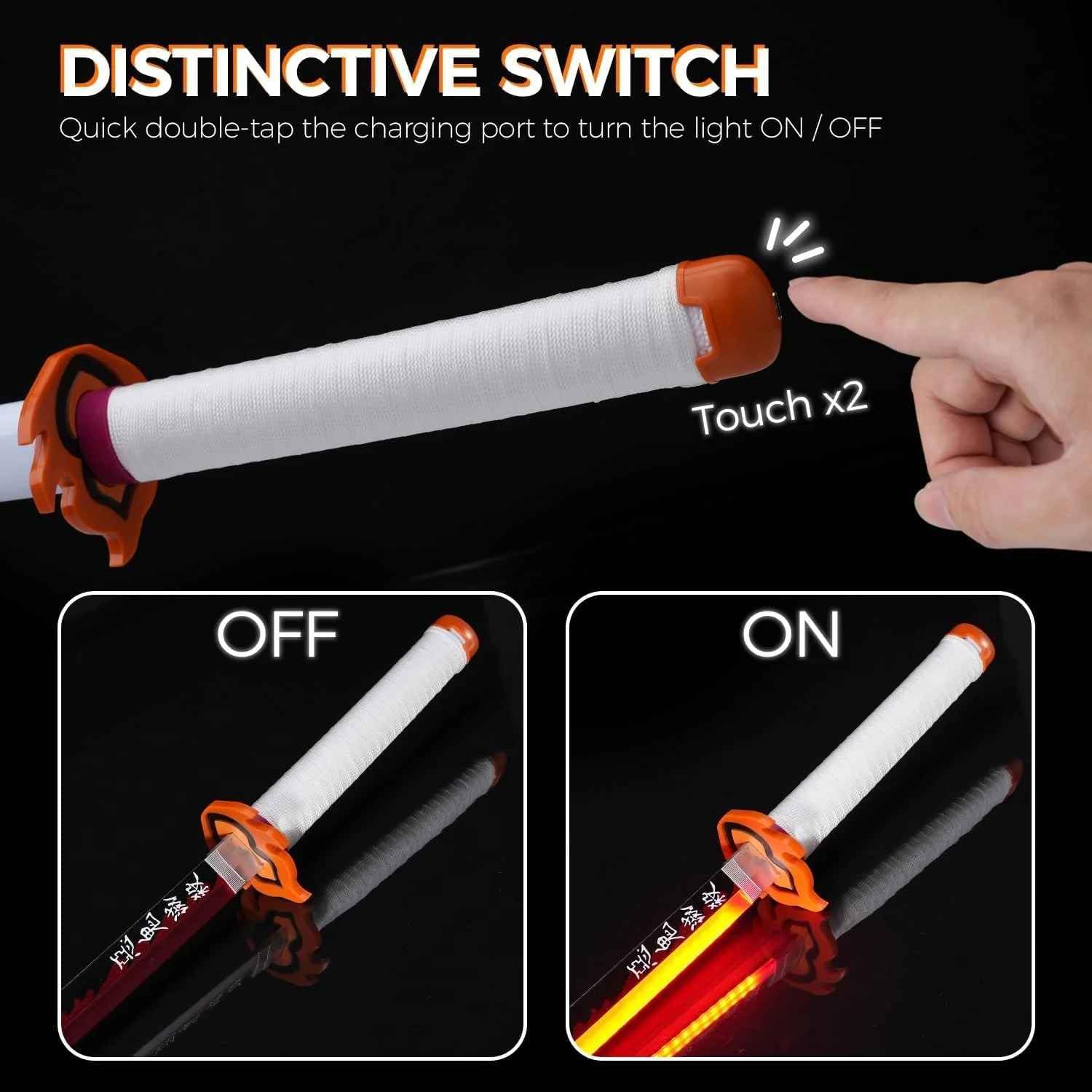 Anime LED Katana Rengoku edition sword replica