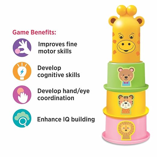 Best birthday gift for 1 year old baby 4-in-1 educational toy set 15 pieces india