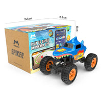 Best RC remote control car gift for kids with Bluetooth, AR games, and shark design.