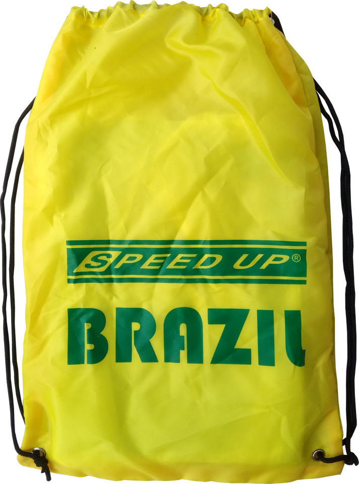 Speed Up Brazil football kit with drawstring bag and accessories