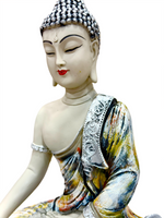 Elegant 1.5 feet Gautam Buddha Statue – Premium Resin Meditation Idol for Home & Office Décor | Peaceful Buddha Murti for Positivity & Serenity