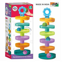 7-tier stacking rolling ball tower visual tracking fine motor skill development toy