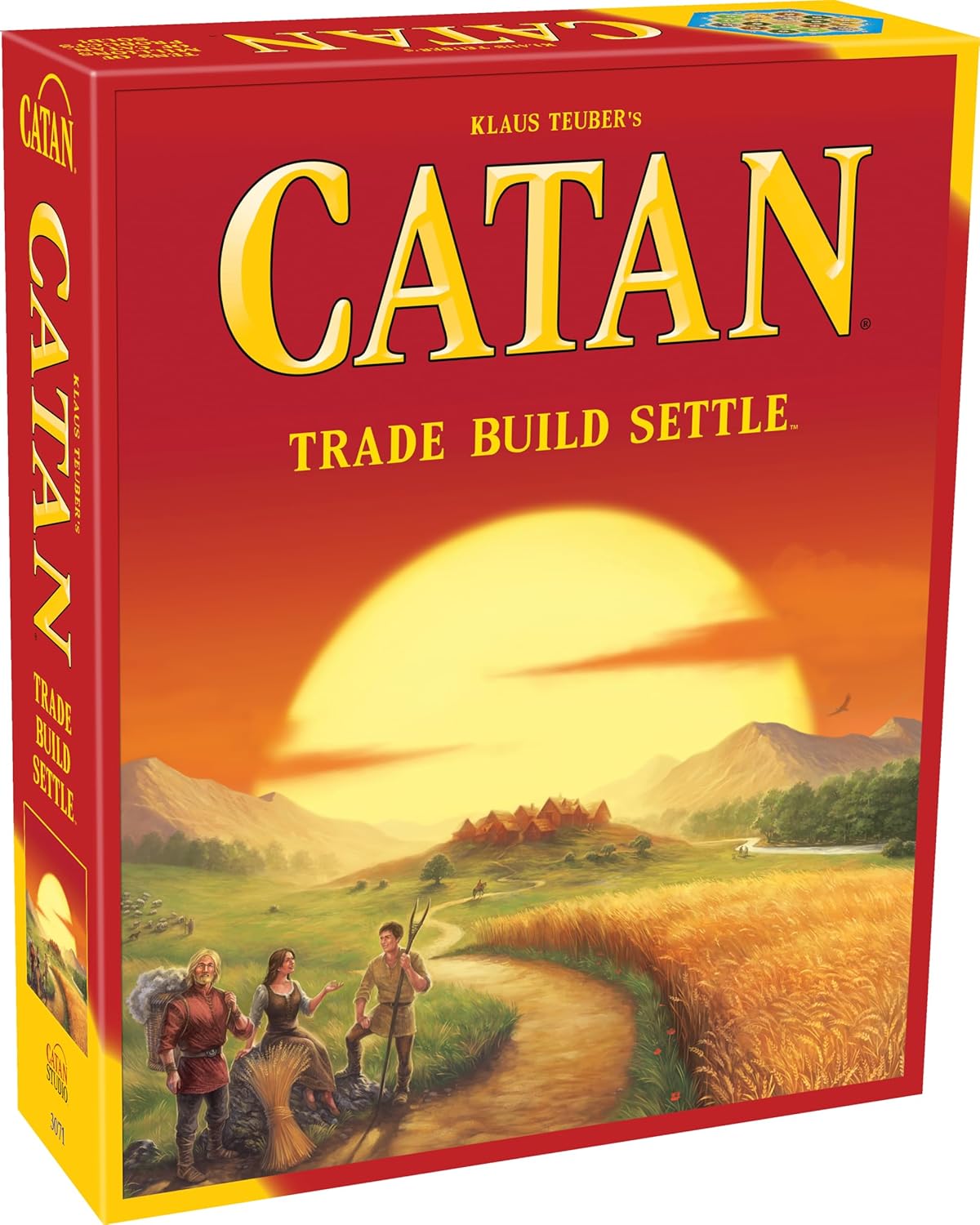 Catan 5th Edition strategy board game for family and friends