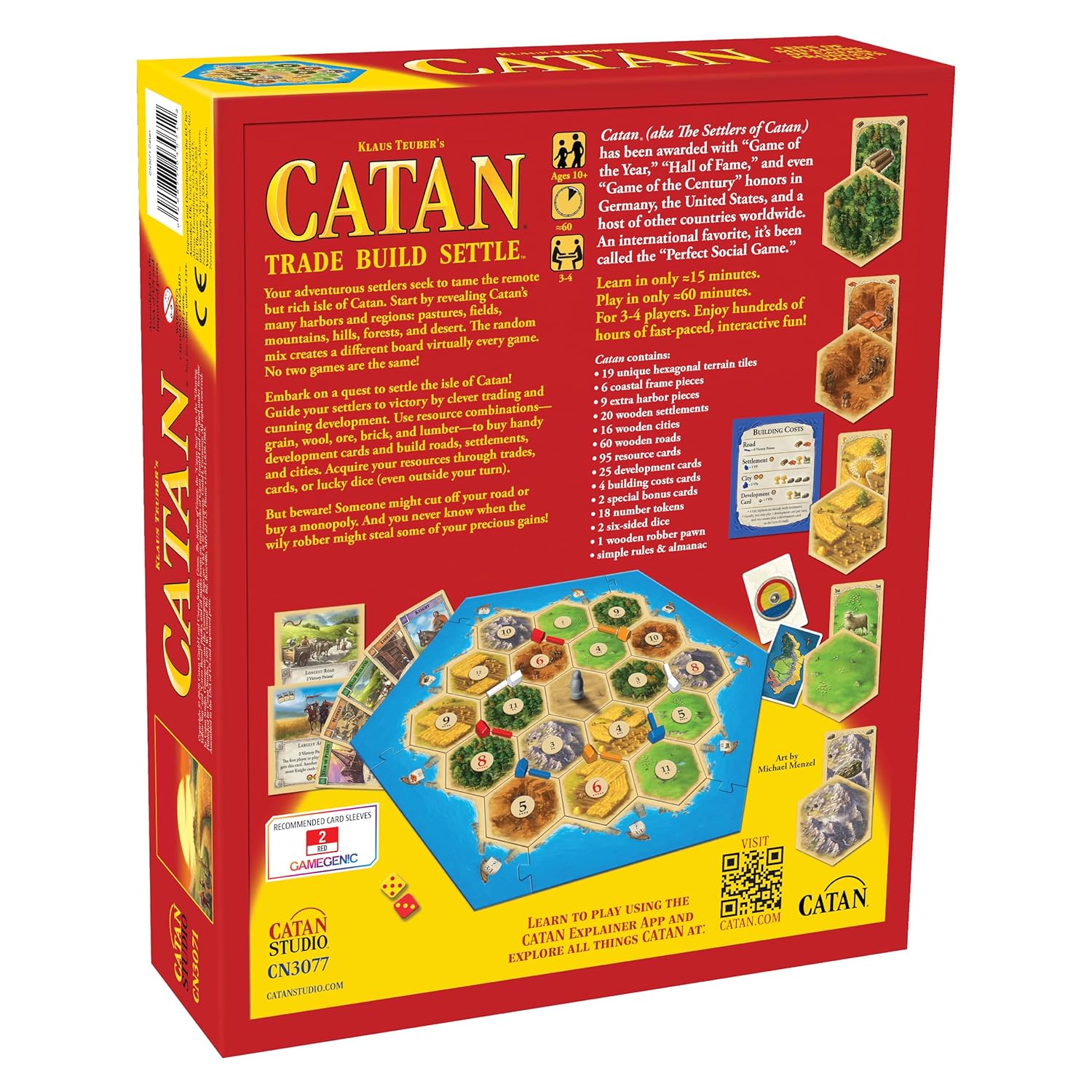 Catan classic strategy board game for adults and teens