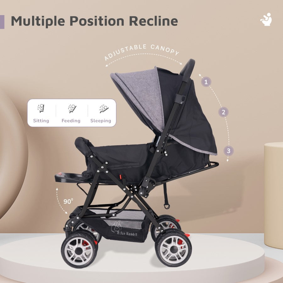 “Compact baby stroller – Lollipop Lite stroller for shopping, city use, and daily errands”