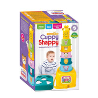Cuppy Shappy stacking cups and shape sorter educational toy set for toddlers 12 to 36 months