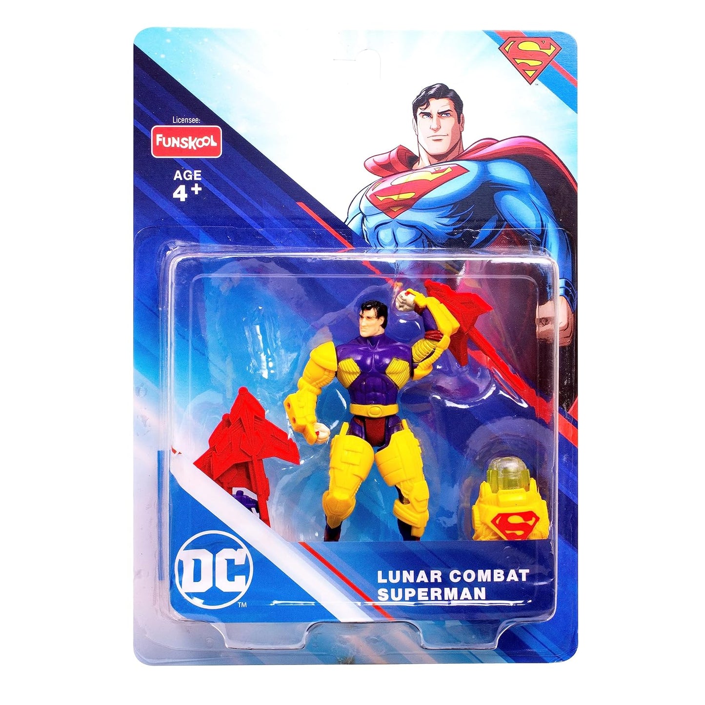 DC Comics Lunar Combat Superman collectible superhero figure