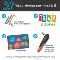 Dinosaur Learning Toy and Flash Cards for Preschoolers