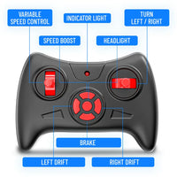 Durable RC monster truck toy for boys and girls outdoor fun.