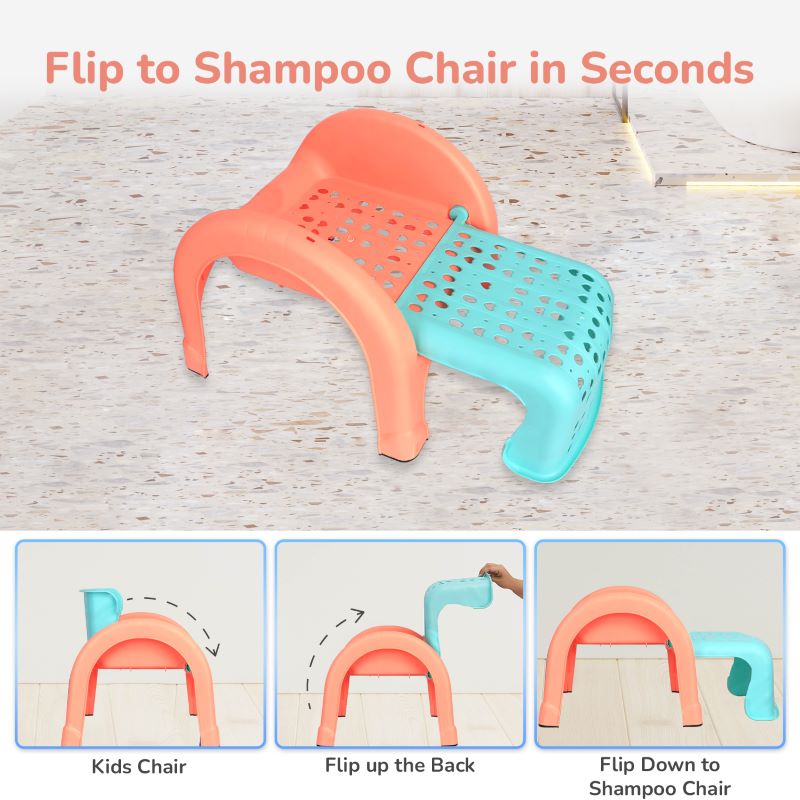 Easy to clean kids chair with removable and washable tray