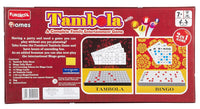 Family playing Funskool Tambola Housie board game together