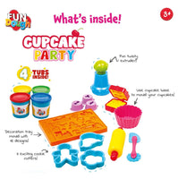Fundough Cupcake Party playset with colorful dough