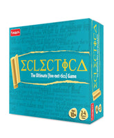 Family playing Funskool Eclectica educational word game.