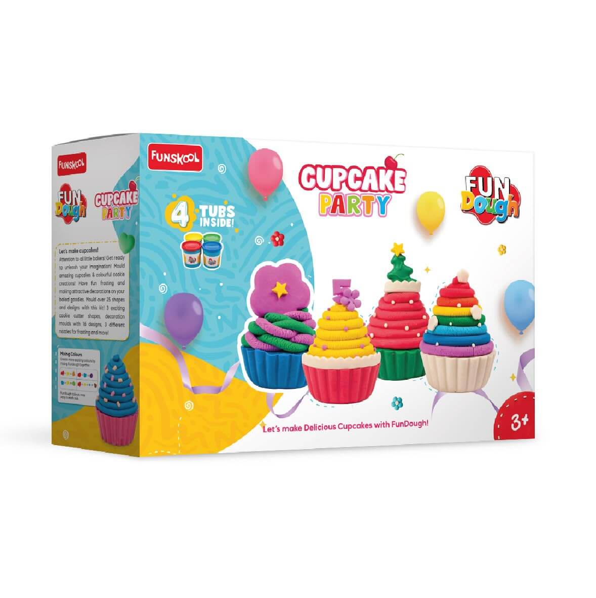 Funskool Fundough Cupcake Party Playset for kids age 3+