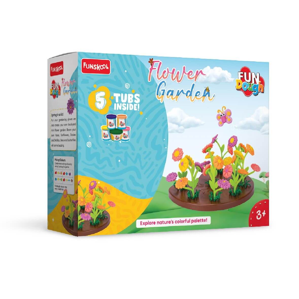 Funskool Fundough Flower Garden Playset for kids age 3+