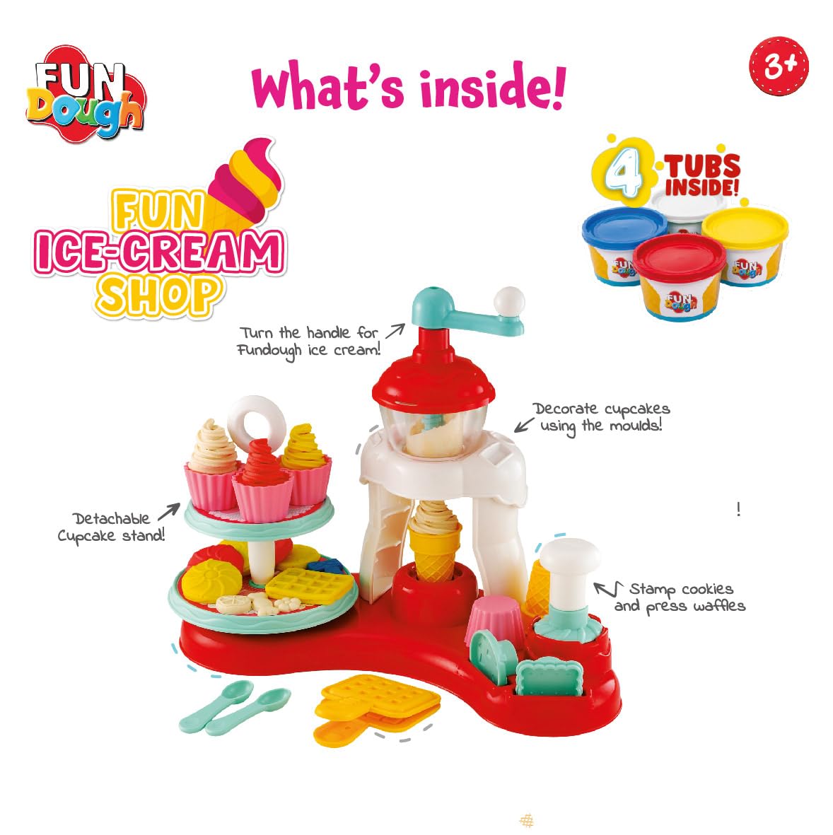 Funskool Fundough ice-cream machine dough making toy