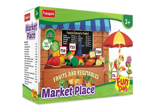 Funskool Fundough Market Place Playset for kids age 3+