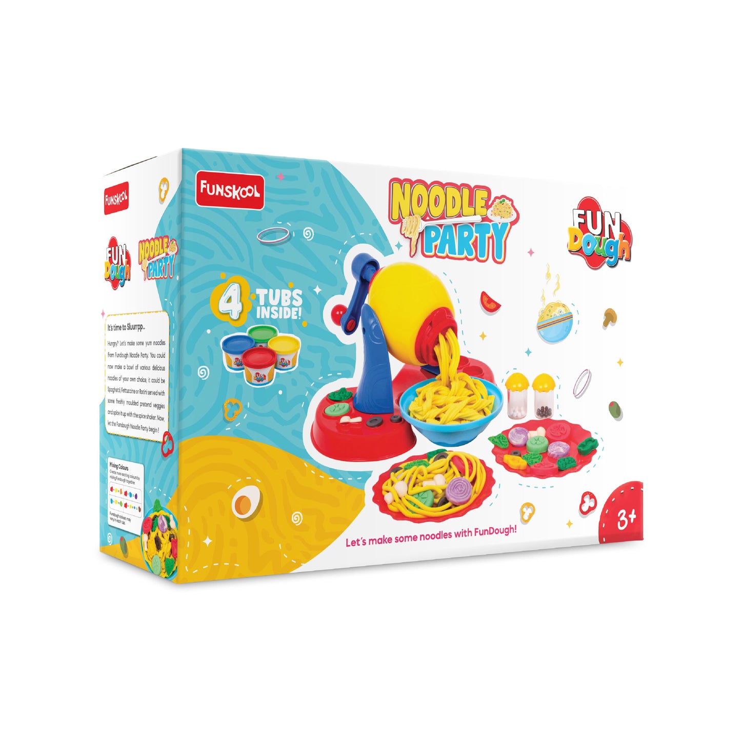 Funskool Fundough Noodle Party Playset for kids age 3+