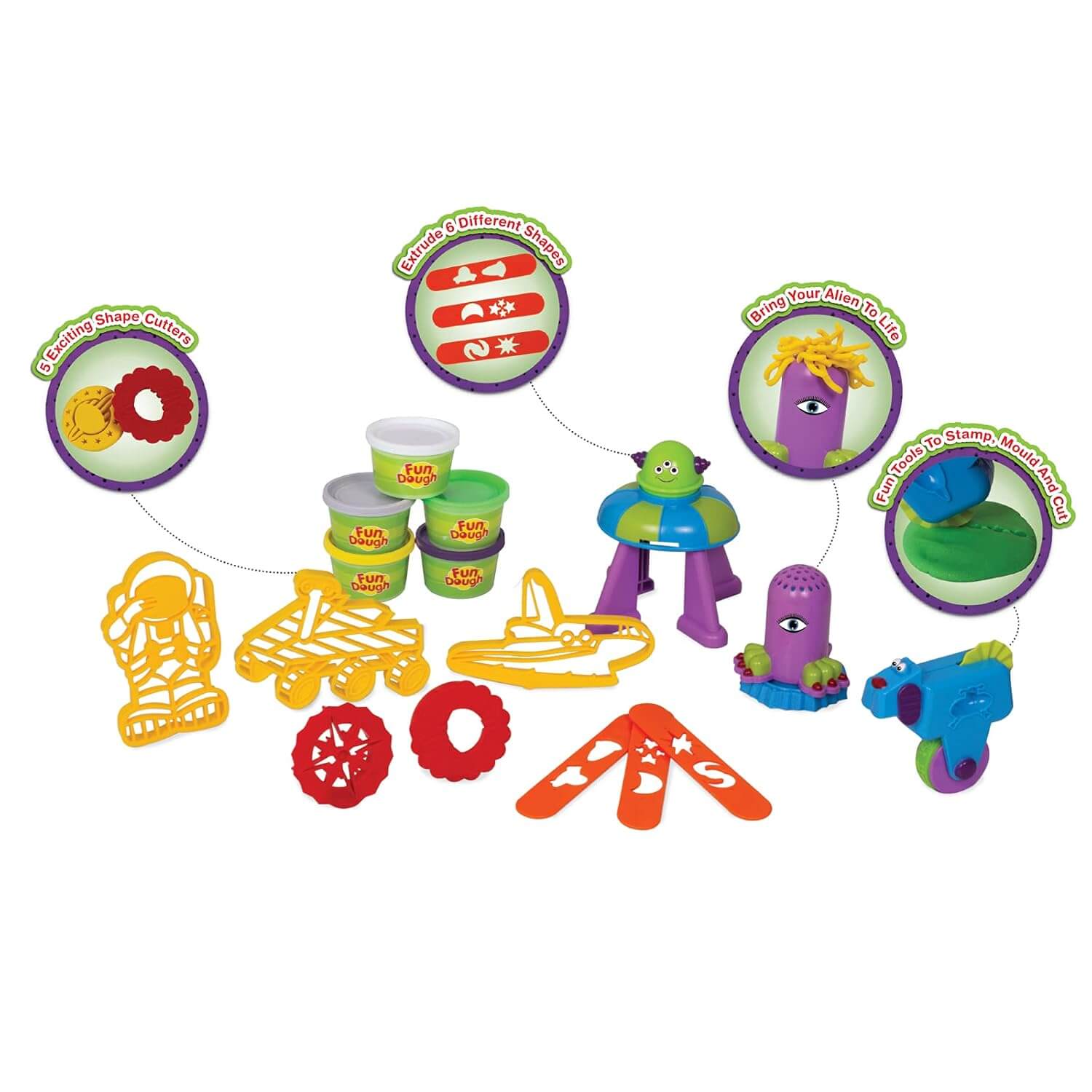 Funskool Fundough Space Jam creative dough playset for kids