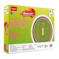 Kids playing Funskool Howzzat tabletop cricket game