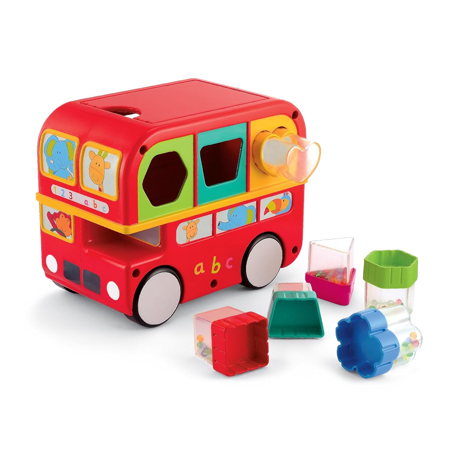 Funskool shape shorting bus colorful shape sorting for toddlers main image
