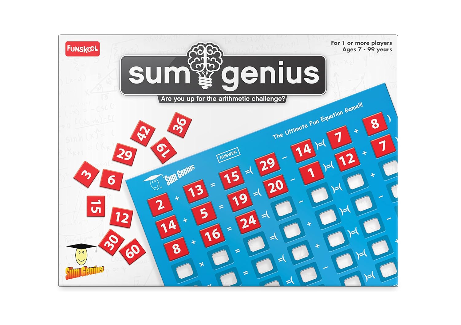 Funskool Sum Genius arithmetic board game for kids