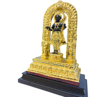 Lord Ram Idol in Gold Finish Resin – Elegant Showpiece for Home Temple and Spiritual Interior Décor