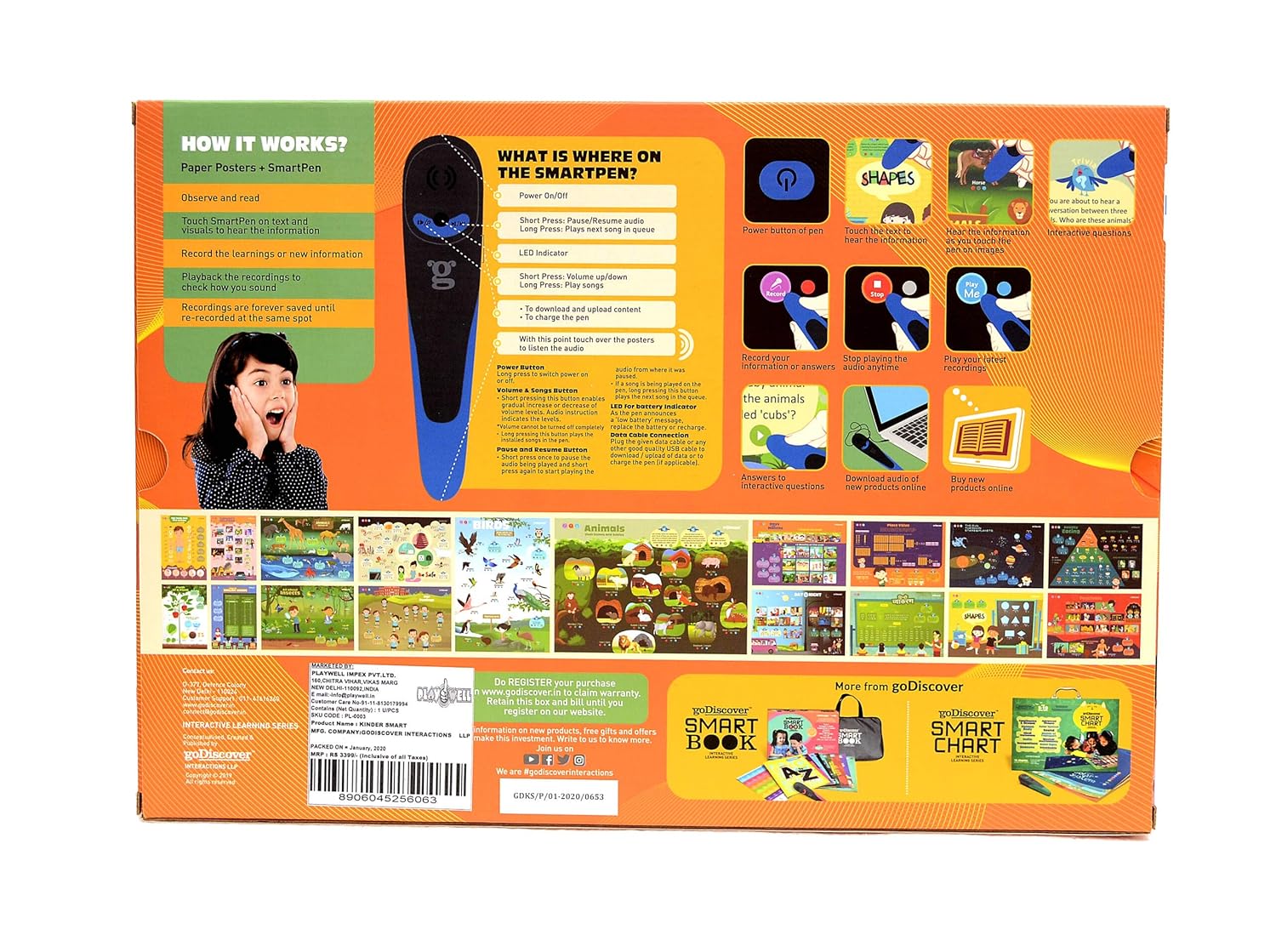Interactive Educational Kit for Kids by goDiscover