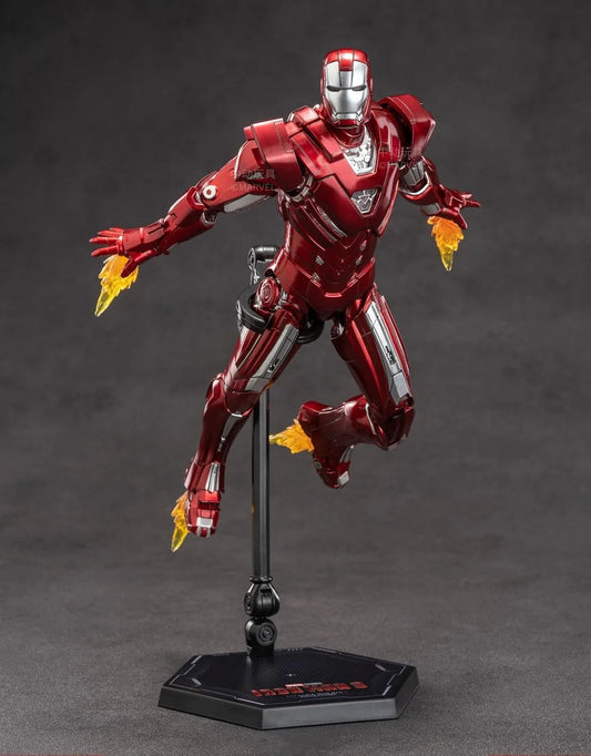 Iron Man Armor 33 1/10 Scale Collectible Figure – Marvel Silver Centurion Model