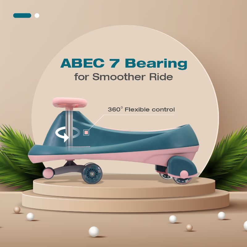 Fun ride-on drift swing car toy for toddlers and preschool kids