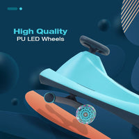 Smooth ride swing car for kids indoor and outdoor play