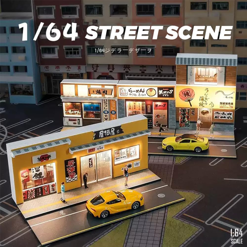 1:64 scale Japanese ramen store miniature model for collectors