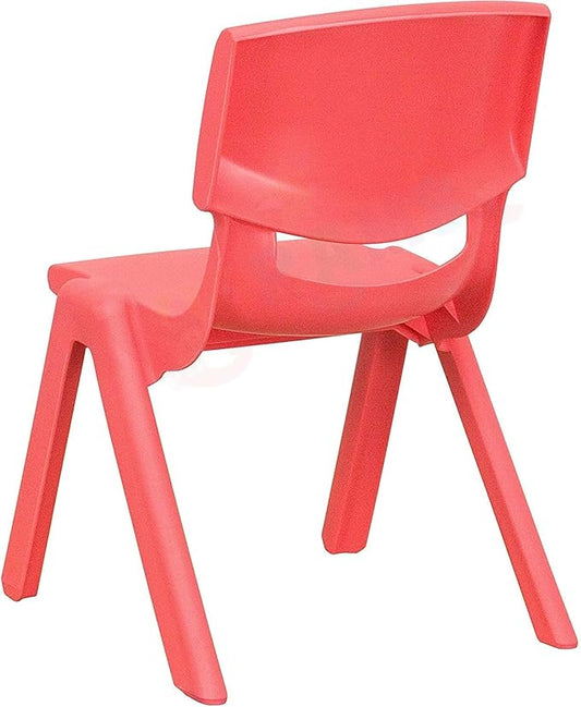 Kids ergonomic plastic chair red color total  toddlers
