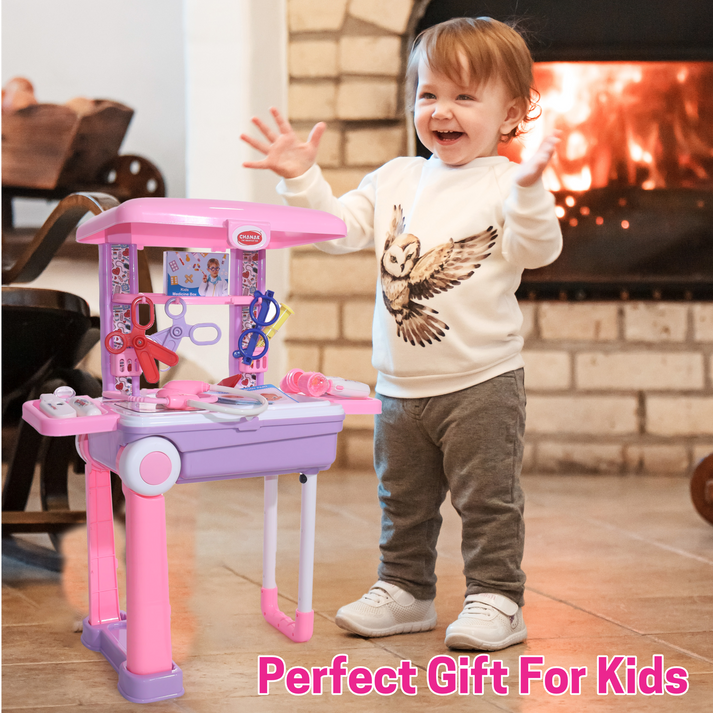 Kids Medical Toy Kit with Light and Sound Features
