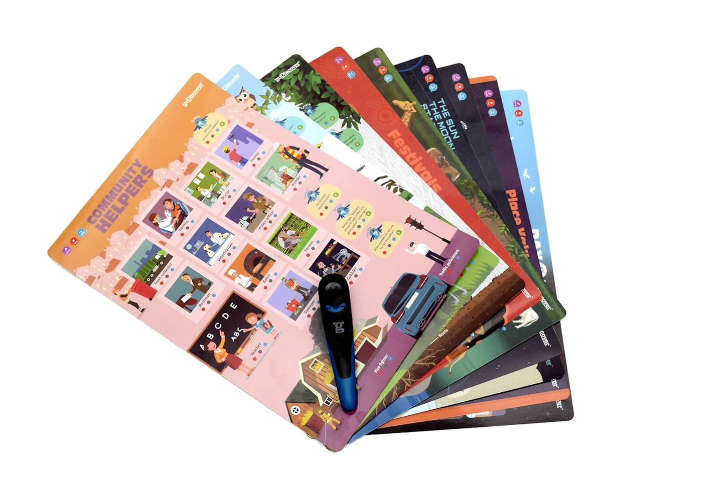 Educational Posters for Kids Ages 3–6 with Smart Pen