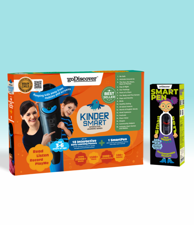 Kinder Smart Interactive Learning Kit with SmartPen for Kids