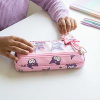 Kawaii Kuromi pink pencil pouch birthday gift for girls stationery