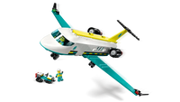 LEGO City emergency rescue aircraft building set
