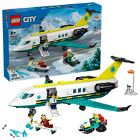LEGO City Emergency Air Ambulance Airplane set