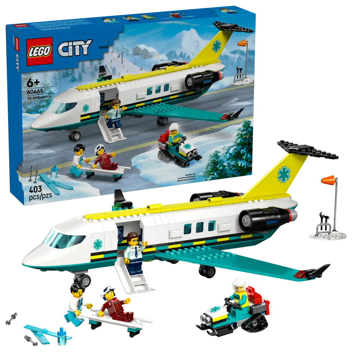 LEGO City Emergency Air Ambulance Airplane set