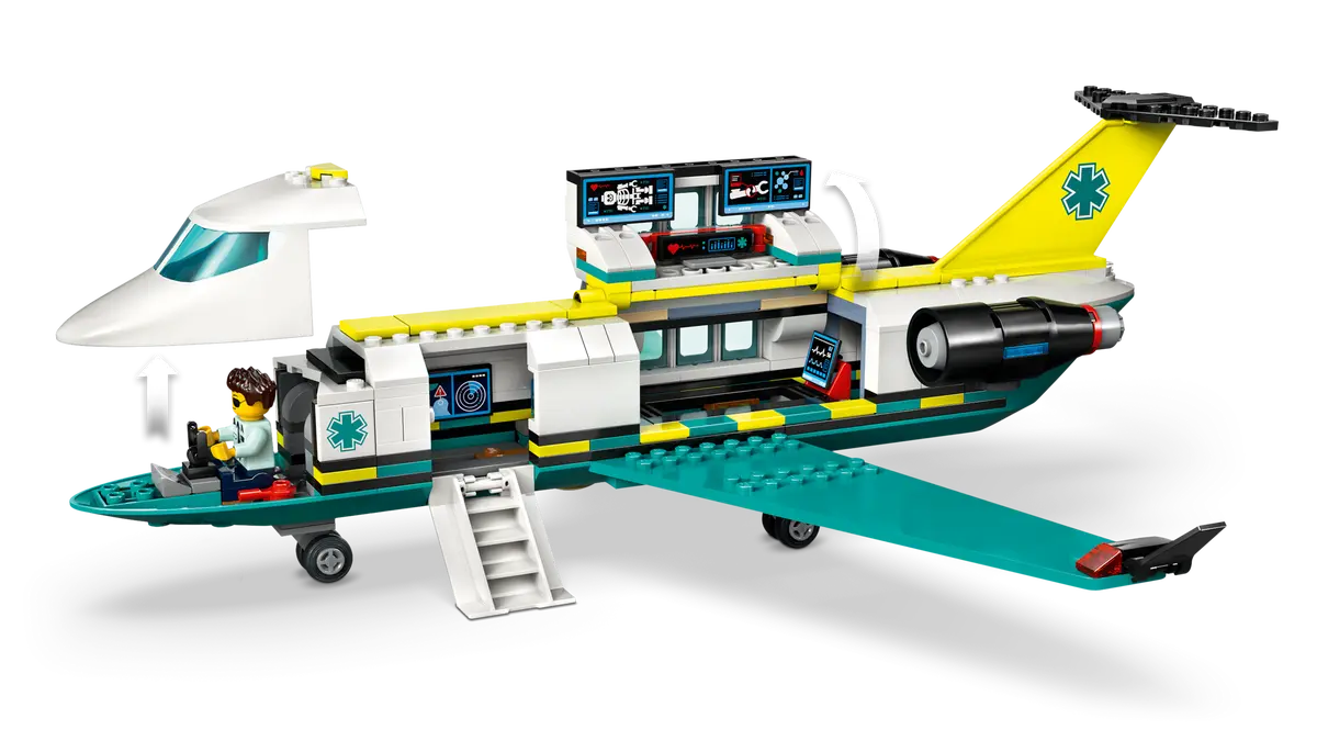 LEGO City Air Ambulance airplane playset for kids
