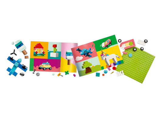 LEGO Classic vibrant brick collection with animals and vehicles