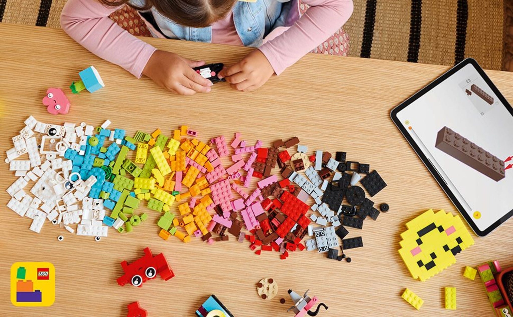 LEGO colorful building toy set for kids to create animals and accessories