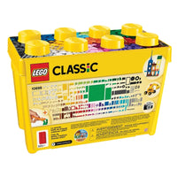 LEGO Classic building blocks in reusable yellow container for creative play