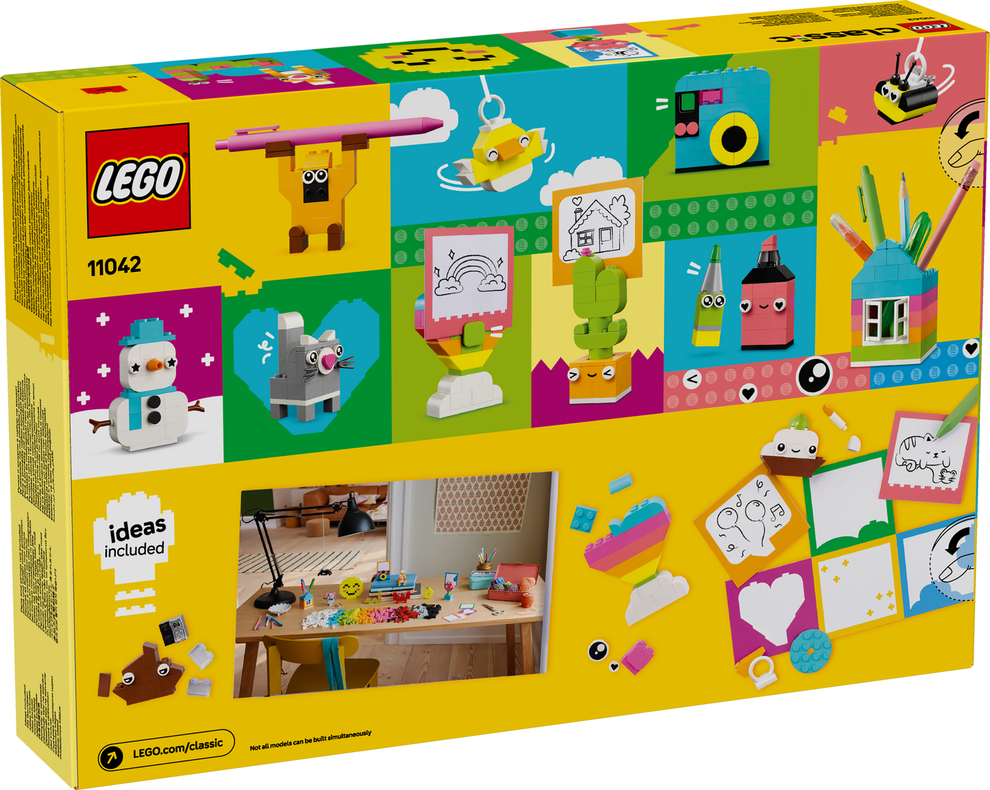 LEGO Creative Happy Box building set with 680 colorful pieces for kids aged 5+