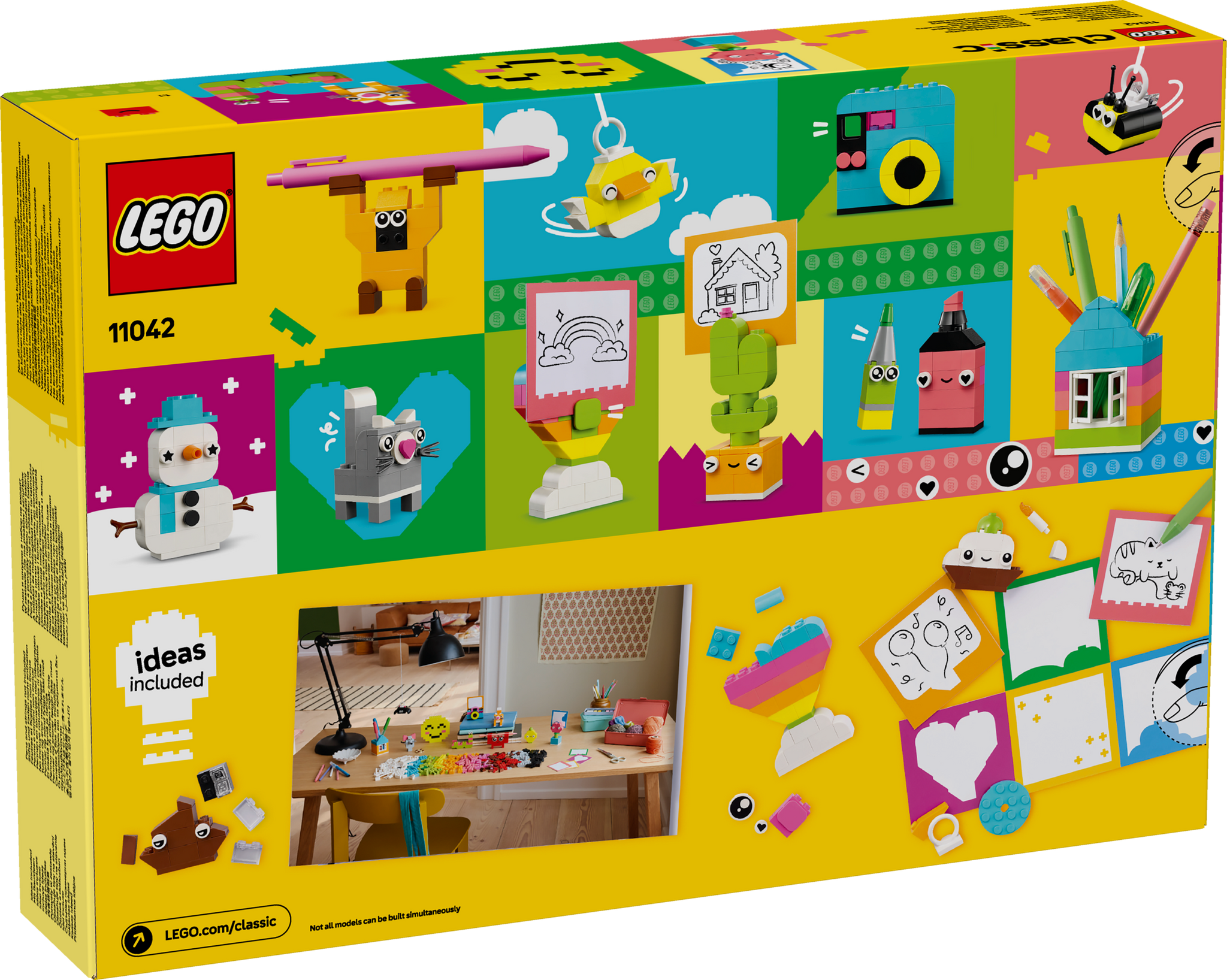 LEGO Creative Happy Box building set with 680 colorful pieces for kids aged 5+