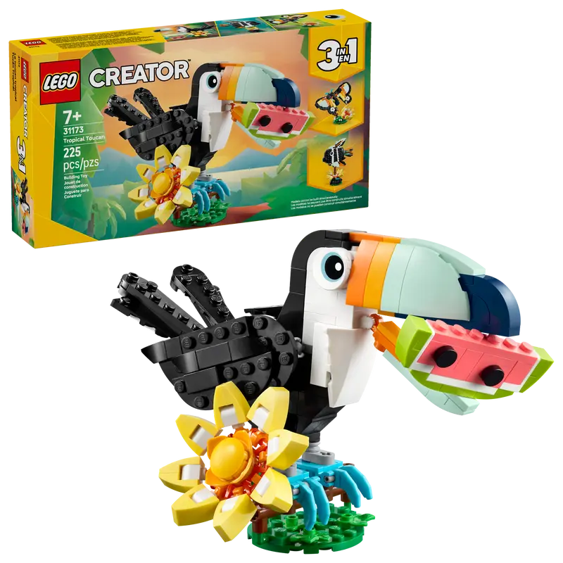 LEGO Creator Wild Animals Tropical Toucan 3-in-1 set main build