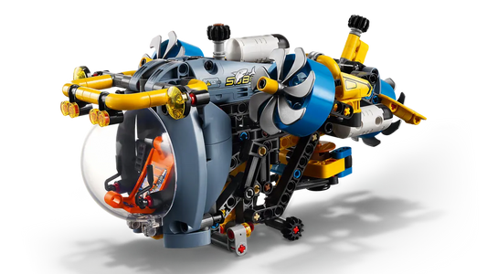 LEGO Technic Deep-Sea Research Submarine with propellers and arms