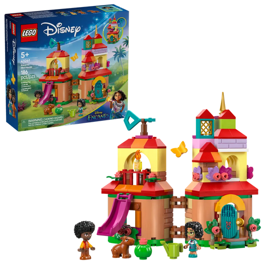 LEGO Disney Encanto Mini House building set with Mirabel and Antonio