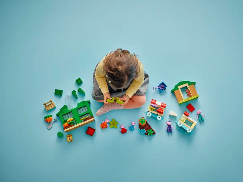 LEGO DUPLO Peppa Pig greenhouse and garden playset for toddlers